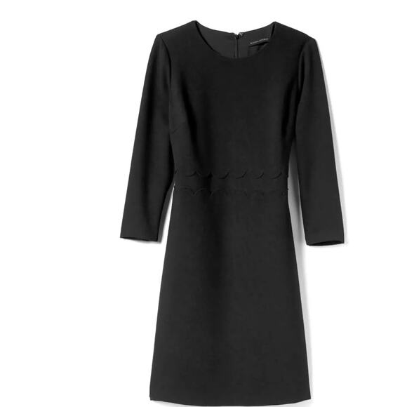 Banana Republic Dresses & Skirts - Banana Republic Double-Face
Scalloped Waist Dress, Black SIZE 16 BNWT
T #378849